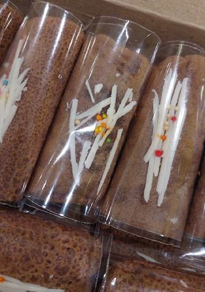 Foto resep Dadar Gulung Pisang Cokelat Keju