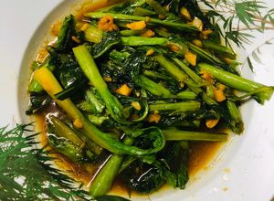 Hình của món Rau cải xào tỏi.