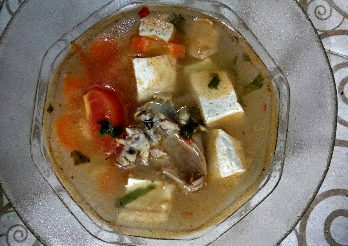 Sop tahu ayam
