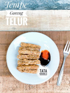 Foto resep Tempe Goreng Telur