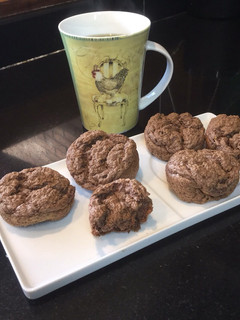 Una foto de Muffins de chocolate SIN HARINA