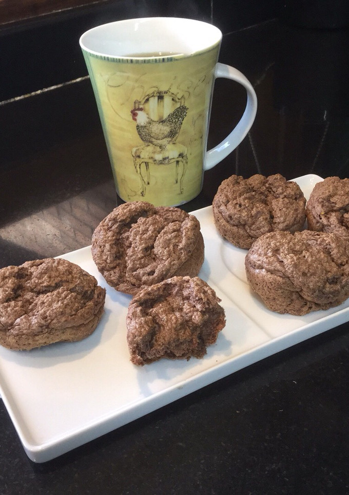 Una foto de Muffins de chocolate SIN HARINA