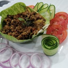 A picture of Mutton qeema by chef tayyaba.