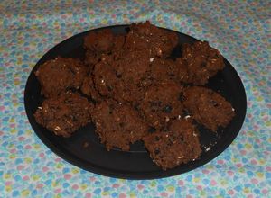 Una foto de Galletas de choco avena