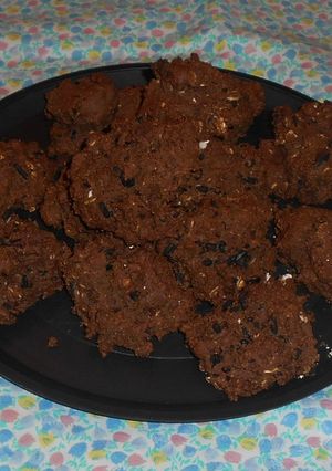 Una foto de Galletas de choco avena