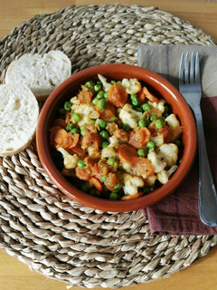 Una foto de Verduras al curry