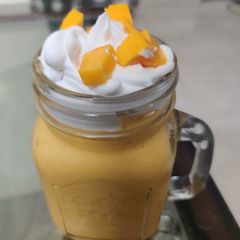 A picture of Mango shake.
