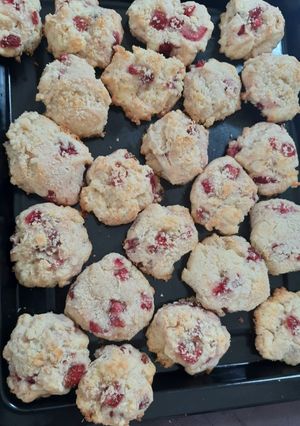 Foto resep Cookies strawberry