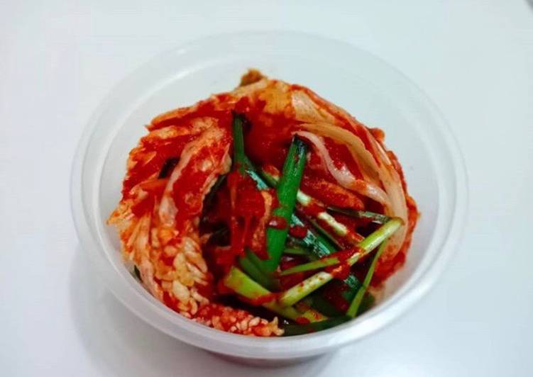 step by step Membuat Kimchi Anti Gagal