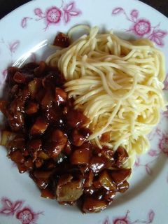Foto resep Jajangmyeon tanpa kedelai hitam ala ala