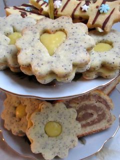 Mákos linzer citromkrémmel (Gluténmentes) recept fotója