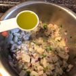 Ceviche de pescado con camarón