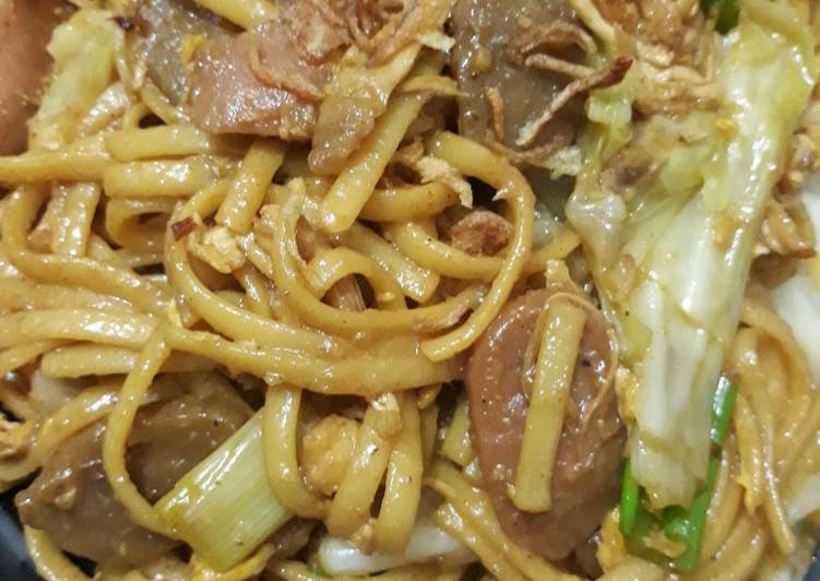 Resep Fettuccine Goreng Kampung | Cara Bikin Fettuccine Goreng Kampung Yang Enak Banget