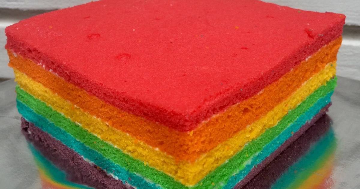 Resep Rainbow Cake Ny Liem Oleh Ayu Kitchen5 Cookpad