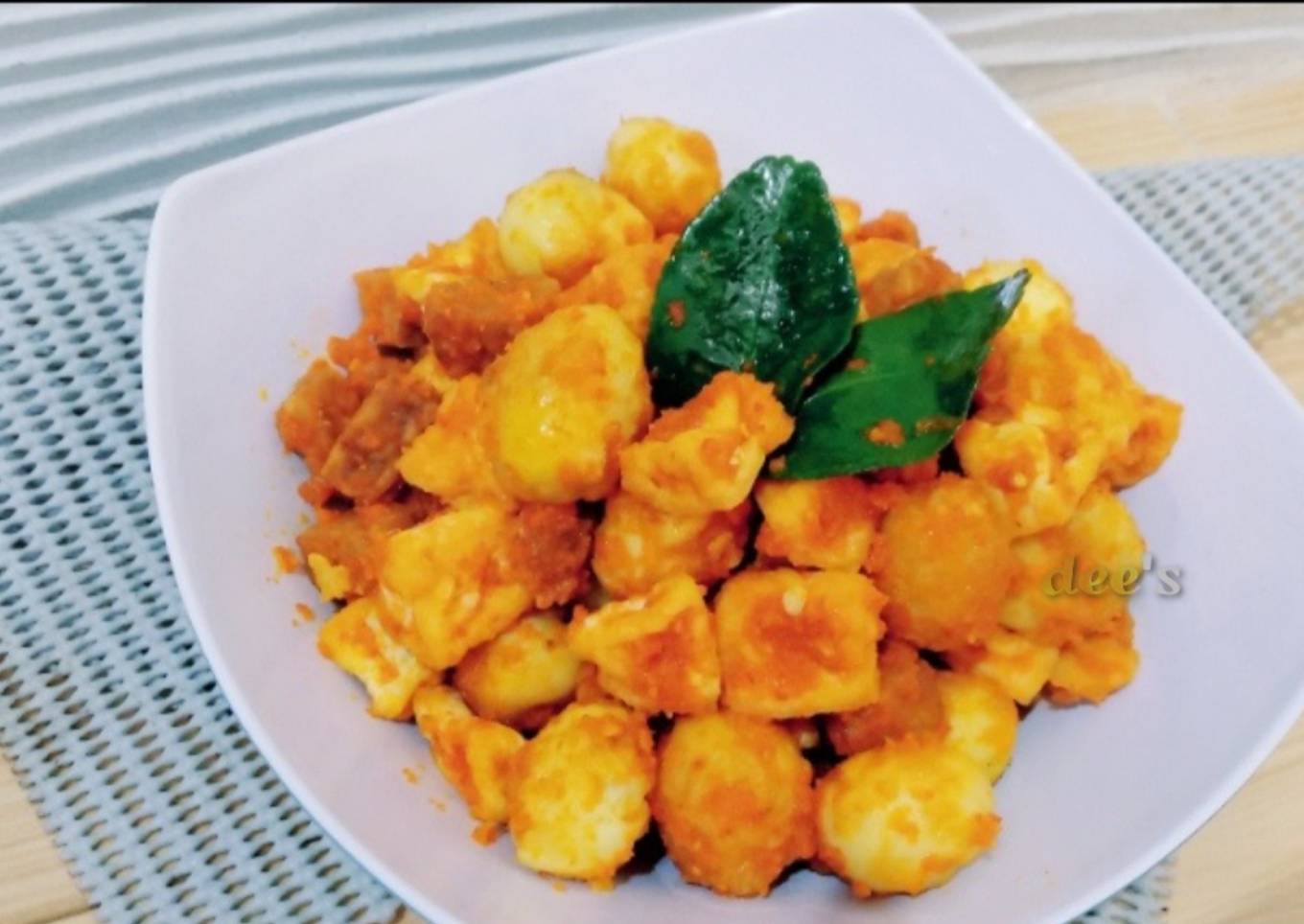 155. Sambel Goreng Tahu Tempe Telur Puyuh
