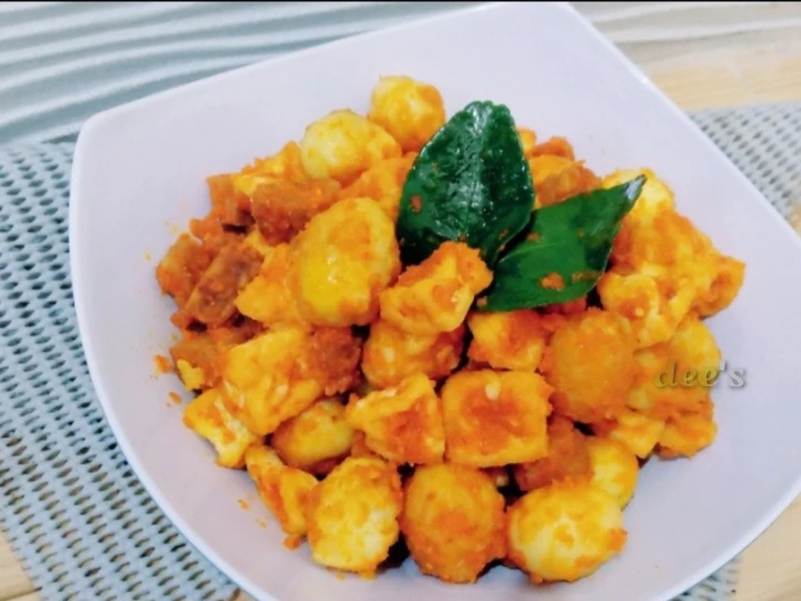 Langkah Mudah untuk Membikin Resep 155. Sambel Goreng Tahu Tempe Telur Puyuh yang  Bikin Ketagihan Anti Ribet, Uenak Banget