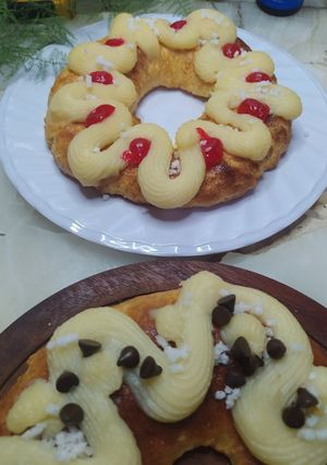 Una foto de Crema Pastelera Sin Balanza Para La Rosca, Facturas