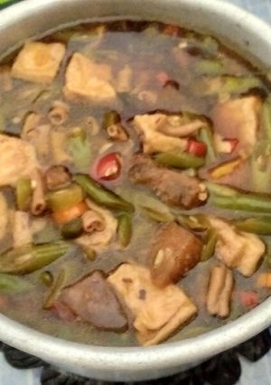 Foto resep Asem Asem Buncis Usus Ayam