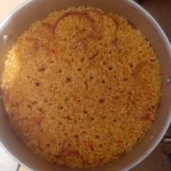 Jollof rice A picture of Jollof rice.