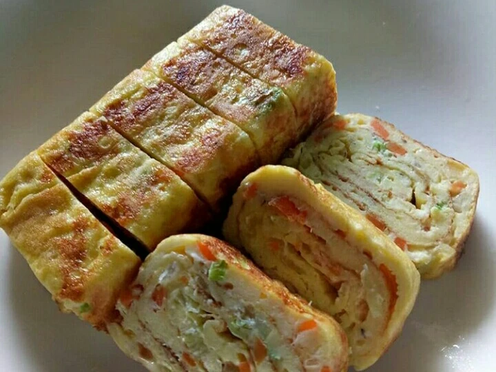 Cara Gampang Membuat Resep Tamagoyaki (Telur gulung korea) yang  Bikin Ketagihan Anti Ribet, Lezat
