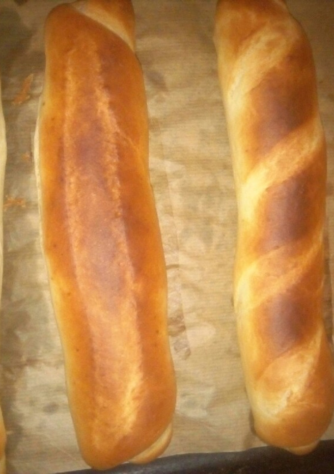 صورة لوصفة خبز الباغيت
