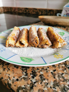 Una foto de Rollitos de Nutella