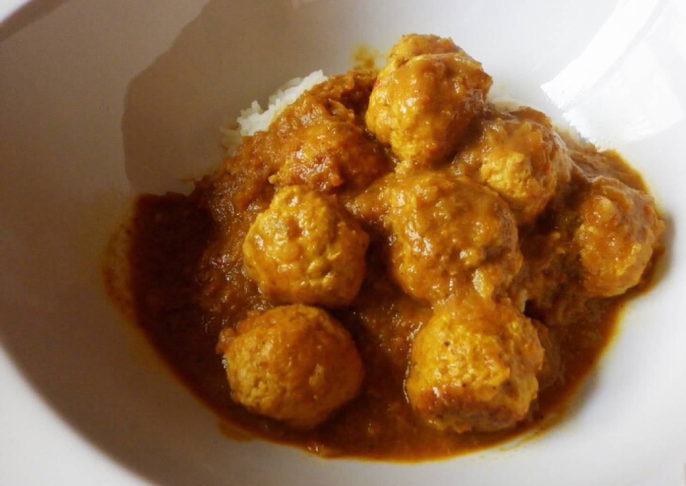 Albóndigas con curry