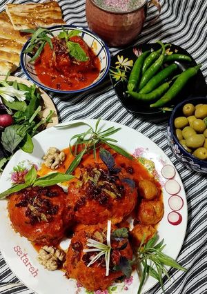 عکسی از دستور کوفته تبریزی(بدونه وا رفت) 😋
