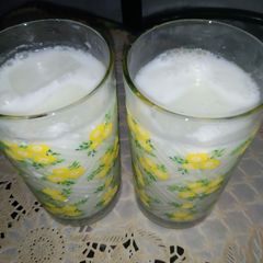 A picture of Namkeen lassi.
