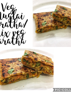 A picture of Healthy Veg Mughlai paratha.