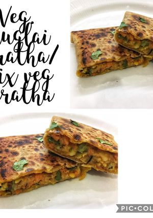 A picture of Healthy Veg Mughlai paratha.