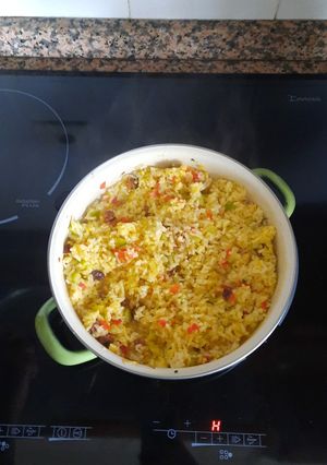 Una foto de Arroz con verduras