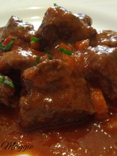 Una foto de Goulash de ternera