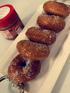 صورة لوصفة دونات بطعم اللوتس
