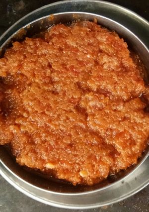 A picture of Gajar ka halwa.
