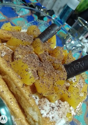 Una foto de Postre de durazno, para una ocasión especial 😍
