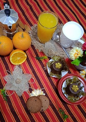 صورة لوصفة فطور الصباح 🍓😋 عصير البرتقال محلى بالعسل