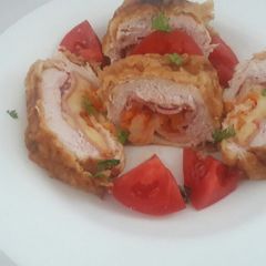 Chicken cordon blue A picture of Chicken cordon blue.