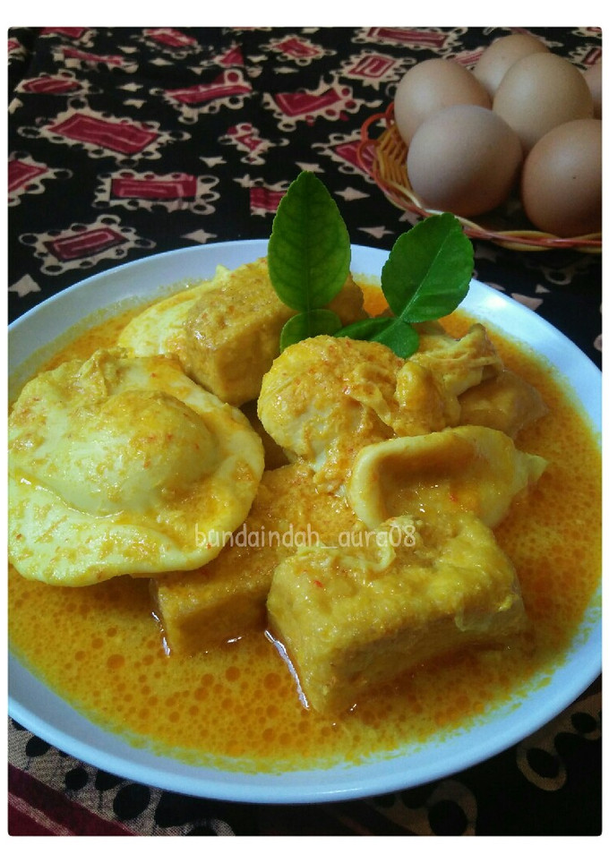 Foto resep Tahu Telur Masak Gurih