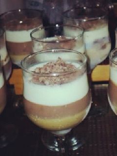 صورة لوصفة حلى كاسات لولو