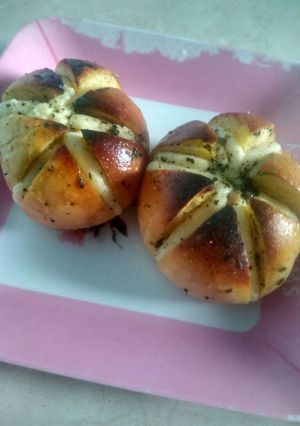 Foto resep 7.Korean garlic cheese bread