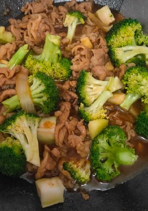 Foto resep Brokoli cah daging sapi