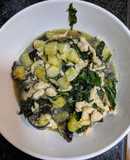 Cà tím om thịt gà