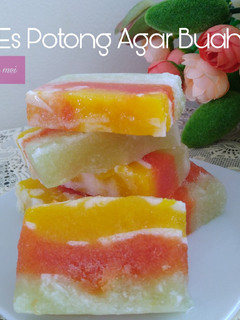 Foto resep Es Potong Agar Buah
