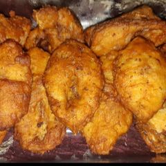 A picture of SPICY FRIED FISH ♥️.