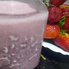 Strawberry shake🍒🥤 A picture of Strawberry shake🍒🥤.