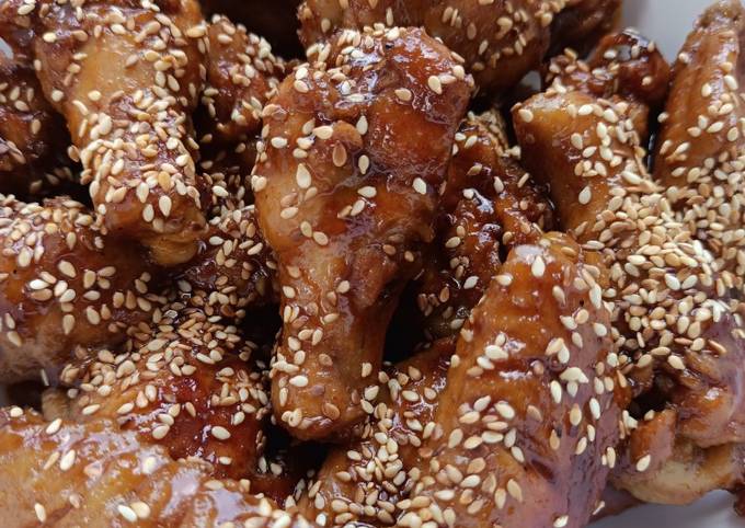 Куриные крылья в соусе терияки рецепт – Японская кухня: Основные блюда. «Еда»