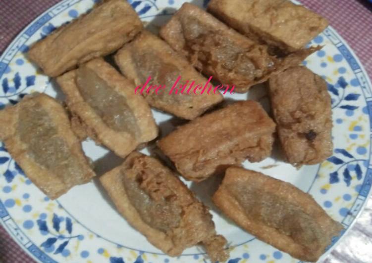 Tahu aci goreng telor