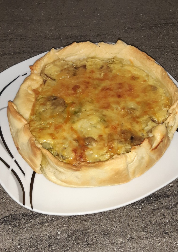 Una foto de Quiche espárragos trigueros