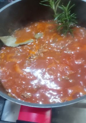 Una foto de Salsa boloñesa